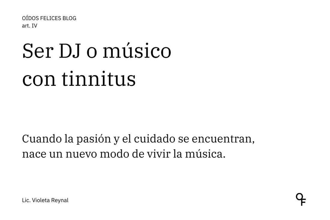 ¿Es posible ser músico o DJ con tinnitus?