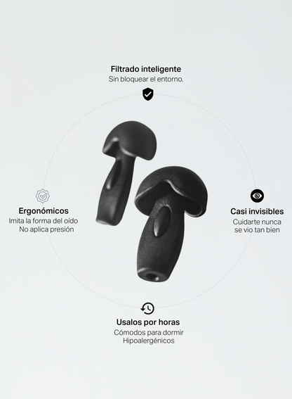 'Happy Ears' Black - Medium