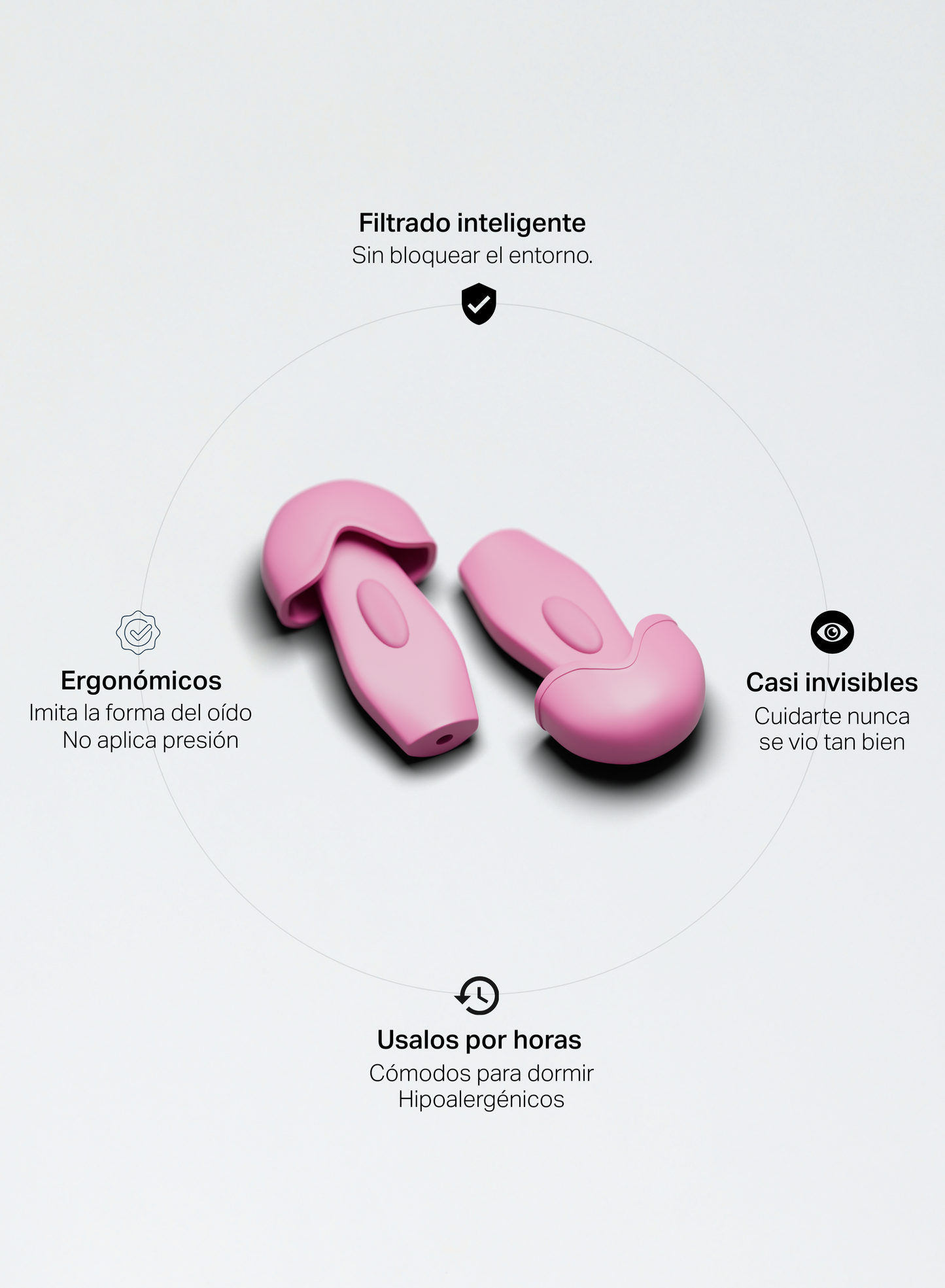 Protector Auditivo 'Happy Ears' Pink - Medium