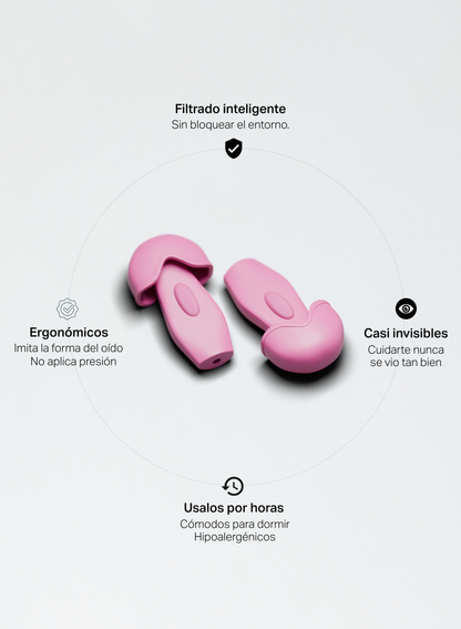 Protector Auditivo 'Happy Ears' Pink - Medium