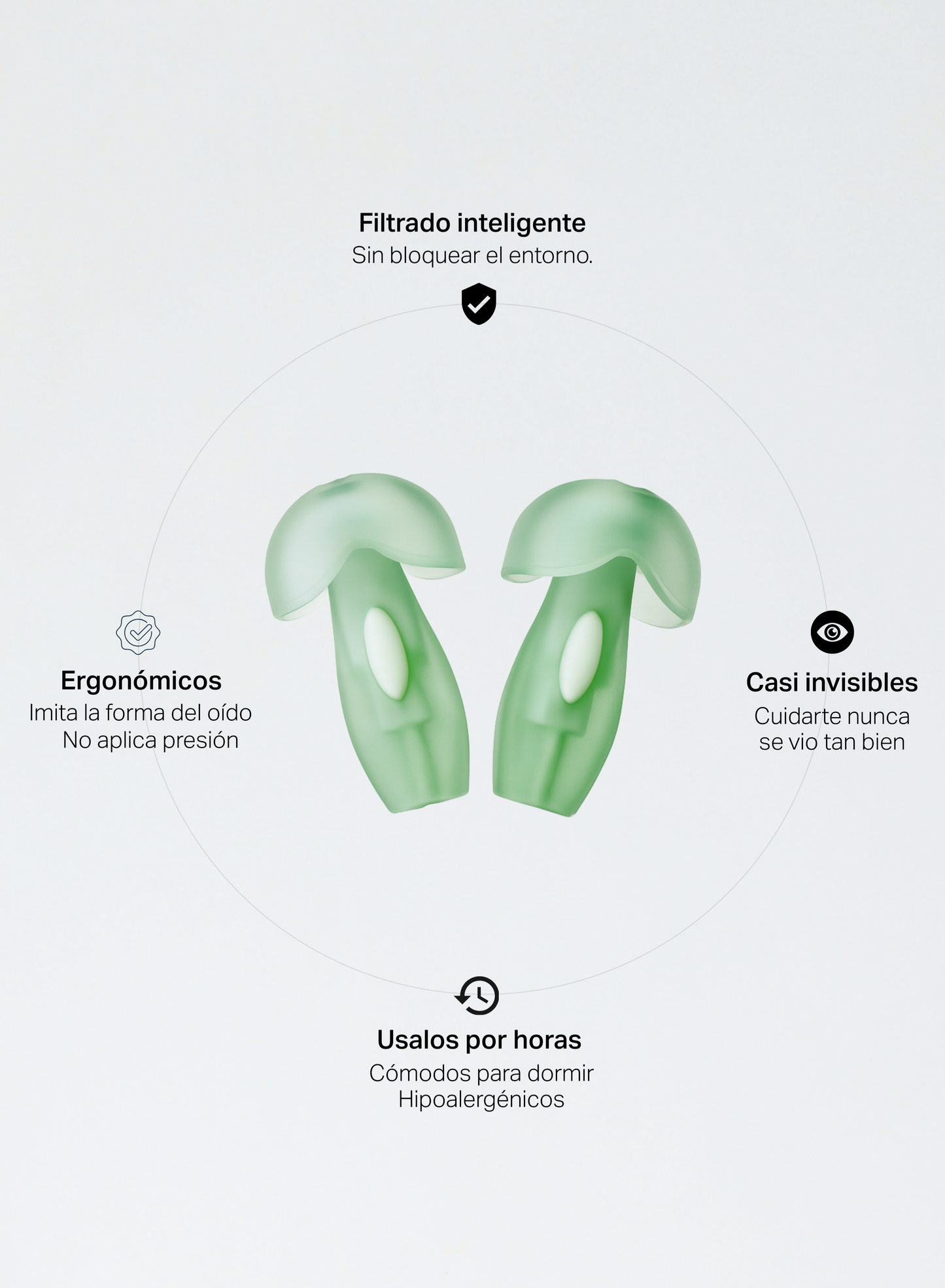 Protector Auditivo Eco-Friendly 'Happy Ears Ocean Plastics' Medium
